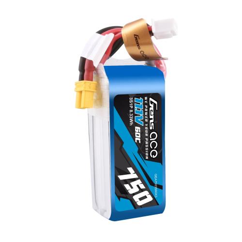 GENS ACE 750mAh 11,1 V 60 C 3S1P LiPo Akku mit XT30